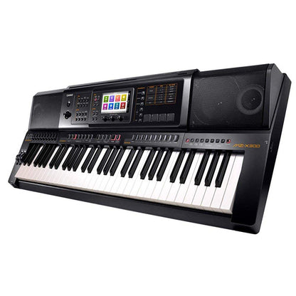 Casio MZ-X300 61 Key Portable Arranger Keyboard Complete Package (MZX300 MZX 300)