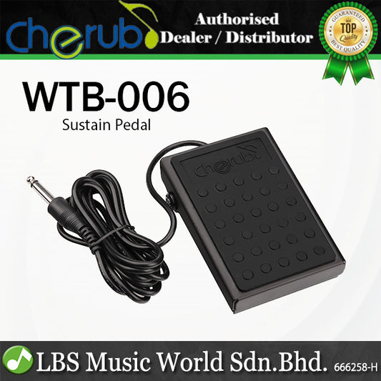 Cherub WTB-006 Sustain Damper Pedal For Digital Keyboard and Piano (WTB006)