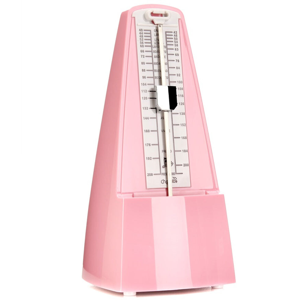 Cherub WSM-330 Analog Metronome Mechanical Timer Rhythm Pink For Piano Violin Guitar Drum (WSM330)