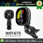 Cherub WST-675 Rechargeable Chromatic Cab Tuner Clip on For Guitar Bass Ukulele (WST675)