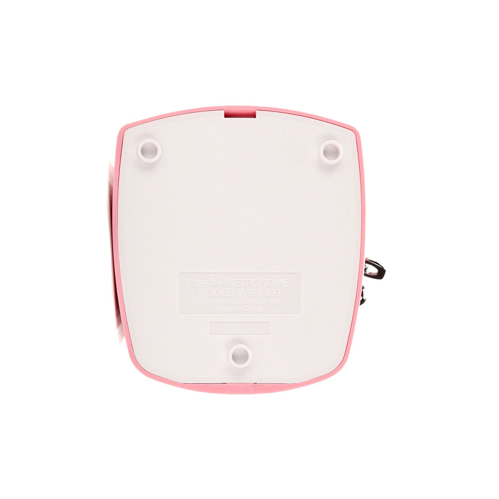 Cherub WSM-330 Analog Metronome Mechanical Timer Rhythm Pink For Piano Violin Guitar Drum (WSM330)
