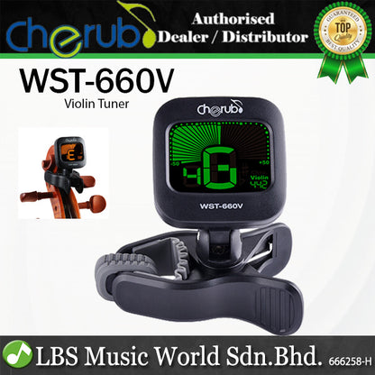 Cherub WST-660V Clip On Chromatic Tuner For Violin (WST660V)