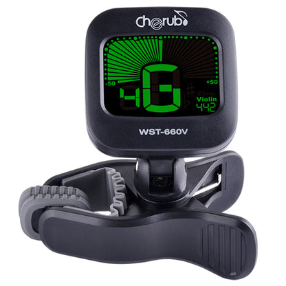 Cherub WST-660V Clip On Chromatic Tuner For Violin (WST660V)