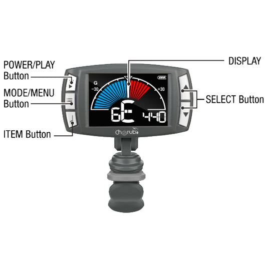 Cherub WMT-560 3-in-1 Metronome Chromatic Tuner For Guitar, Bass and Ukulele (WMT560)