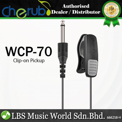 Cherub WCP-70 Contact Microphone Pickup For Guitar Violin Brass and Woodwind (WCP70)