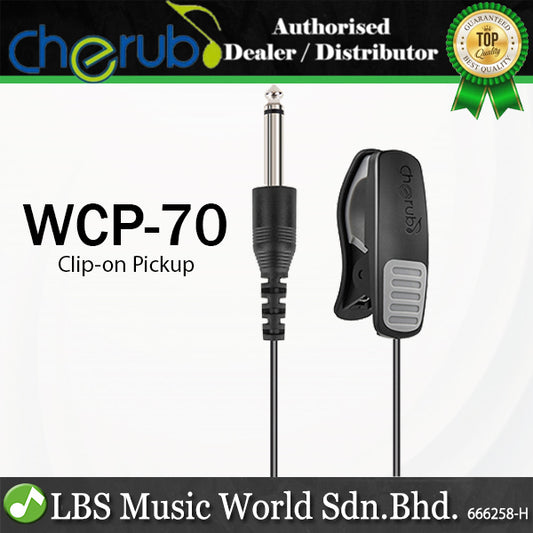 Cherub WCP-70 Contact Microphone Pickup For Guitar Violin Brass and Woodwind (WCP70)
