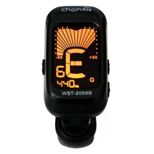 Cherub WST-2058 Digital Tuner for Chromatic Bass Guitar Violin Ukulele Tuning Clip-on (WST2058 WST 2058)