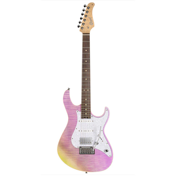 Cort G280 Select  Alder Body Rosewood Fretboard Electric Guitar With Bag - Trans Chameleon Purple (G 280 TCP)