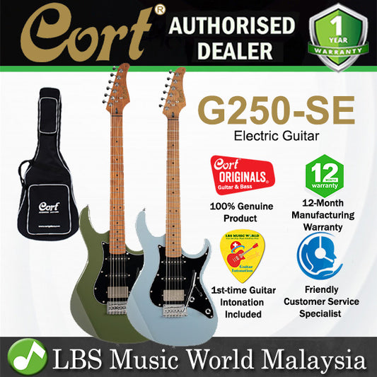 Cort G250-SE Bolt On American Basswood Electric Guitar with HSS Pick Up and Tremolo (G250 SE)