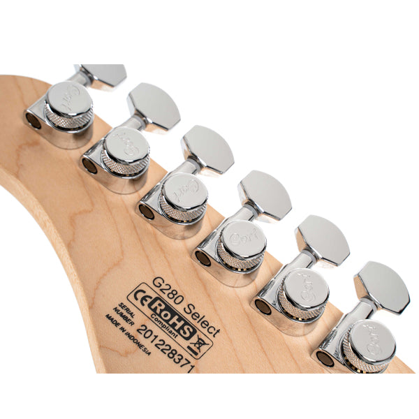 Cort G280 Select  Alder Body Rosewood Fretboard Electric Guitar With Bag - Trans Chameleon Purple (G 280 TCP)