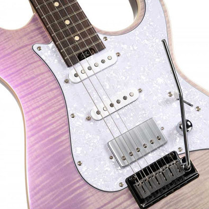 Cort G280 Select  Alder Body Rosewood Fretboard Electric Guitar With Bag - Trans Chameleon Purple (G 280 TCP)