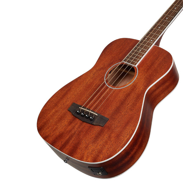 Cort AB590MF-OP 4-string Concert Mahogany Acoustic Bass Guitar With Bag Open Pore (AB590MF)