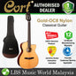 Cort Gold-OC8 Nylon String Solid Engelmann Spruce Top Classical Electric Guitar - Natural Glossy