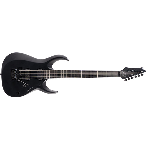 [Discontinued] Cort X500 Menace Mahogany Body Electric Guitar With Bag - Black Satin (X 500 Menace)