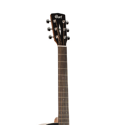Cort GA1E Grand Auditorium Cutaway Solid Spruce Top Acoustic Guitar with Bag - Open Pore Sunburst