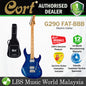 Cort G290 FAT Swamp Ash Body Birdseye Maple Fretboard Electric Guitar With Bag - Bright Blue Burst (G 290 BBB)