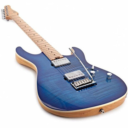 Cort G290 FAT Swamp Ash Body Birdseye Maple Fretboard Electric Guitar With Bag - Bright Blue Burst (G 290 BBB)