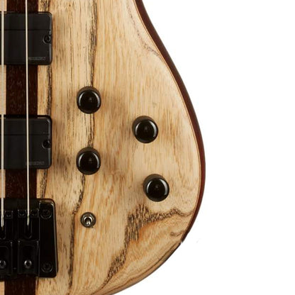 Cort A4 Ultra Ash 4 String Electric Bass Guitar - Etched Natural Black (A 4)