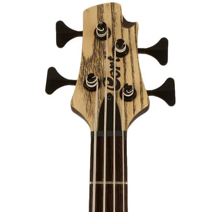 Cort A4 Ultra Ash 4 String Electric Bass Guitar - Etched Natural Black (A 4)