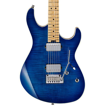 Cort G290 FAT Swamp Ash Body Birdseye Maple Fretboard Electric Guitar With Bag - Bright Blue Burst (G 290 BBB)