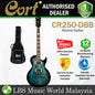 Cort CR250 Mahogany Body Jatoba Fretboard Electric Guitar With Bag - Dark Blue Burst (CR 250 DBB)