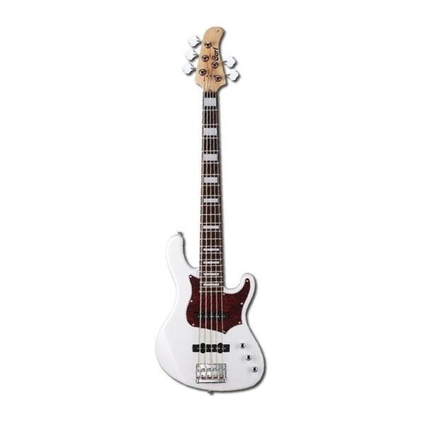 Cort GB35J 5 String Electric Bass Guitar - White (GB35 J)