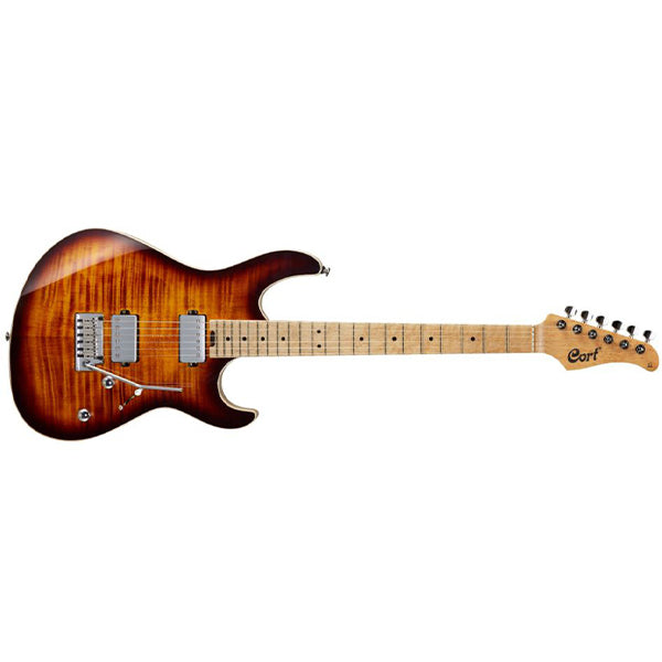 Cort G290 FAT Swamp Ash Body Birdseye Maple Fretboard Electric Guitar With Bag - Antique Violin Burst (G 290 AVB)