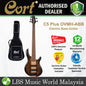 Cort C5 Plus OVMH 5 String Electric Bass Guitar - Antique Brown Burst (ABB)