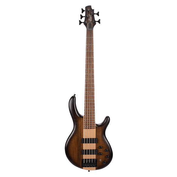 Cort C5 Plus OVMH 5 String Electric Bass Guitar - Antique Brown Burst (ABB)