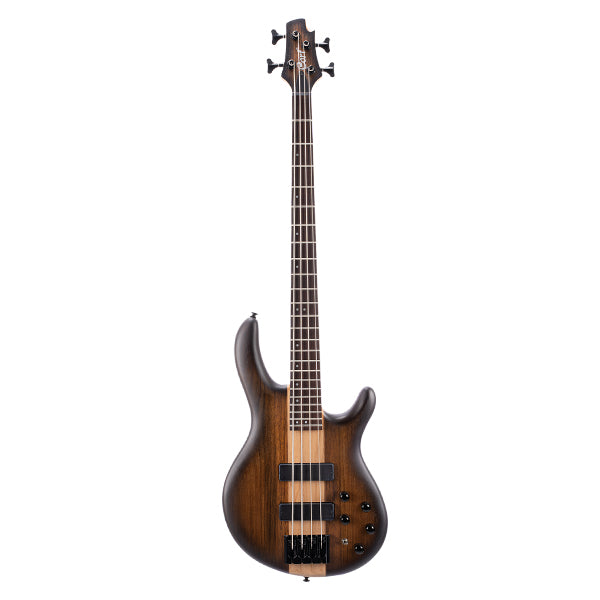 Cort C4 Plus OVMH 4 String Electric Bass Guitar - Antique Brown Burst (ABB)