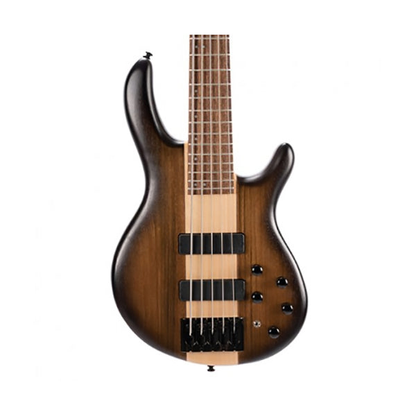 Cort C5 Plus OVMH 5 String Electric Bass Guitar - Antique Brown Burst (ABB)