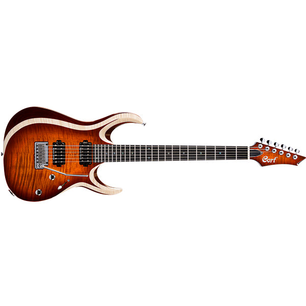 Cort X700 Duality Swamp Ash Body Electric Guitar With Bag - Antique Violin Burst (X 700 Duality AVB)