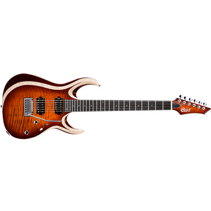 Cort X700 Duality Swamp Ash Body Electric Guitar With Bag - Antique Violin Burst (X 700 Duality AVB)