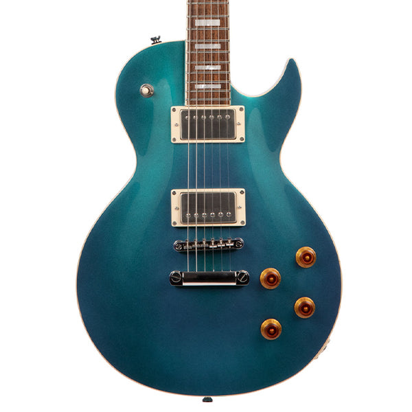 Cort CR200 Mahogany Body Electric Guitar With Bag - Flip Blue (CR 200 FBL)