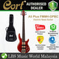 Cort A5 Plus FMMH 5 String Electric Bass Guitar - Open Pore Black Cherry (A5)