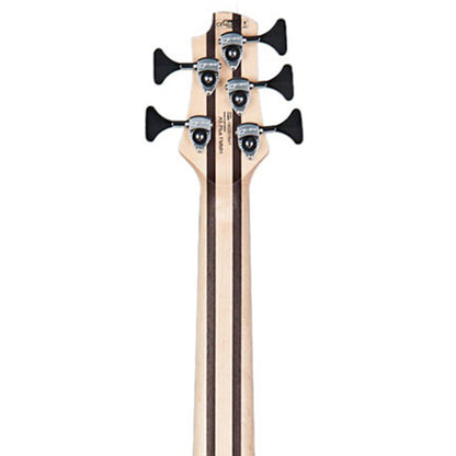 Cort A5 Plus FMMH 5 String Electric Bass Guitar - Open Pore Black Cherry (A5)