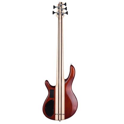 Cort A5 Plus FMMH 5 String Electric Bass Guitar - Open Pore Black Cherry (A5)
