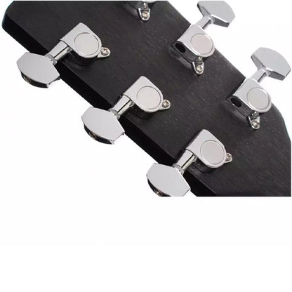 Cort Earth60M Dreadnought Solid Top Acoustic Guitar With Bag - Open Pore Trans Black Burst (Earth 60M)
