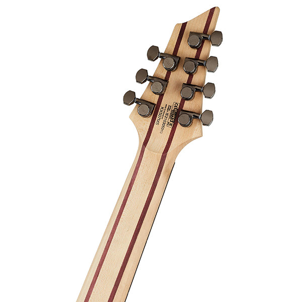 CORT KX507MS 7 String Mahogany Body Macassar Ebony Electric Guitar With Bag - Star Dust Black (KX507 MS)