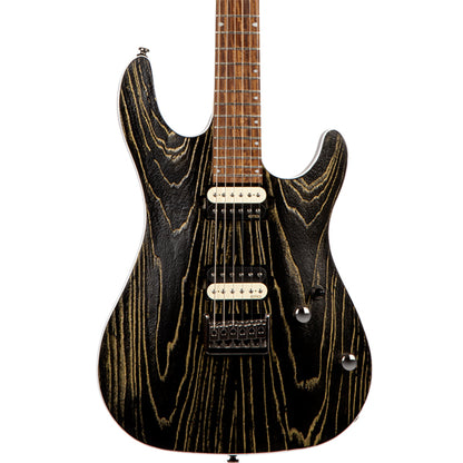 Cort KX300 Etched Mahogany Body Pau Ferro Electric Guitar With Bag - Etched Black Gold (KX 300)