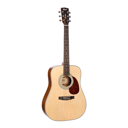 Cort Earth70 Dreadnought Solid Top Acoustic Guitar with Bag - Open Pore (Earth 70)