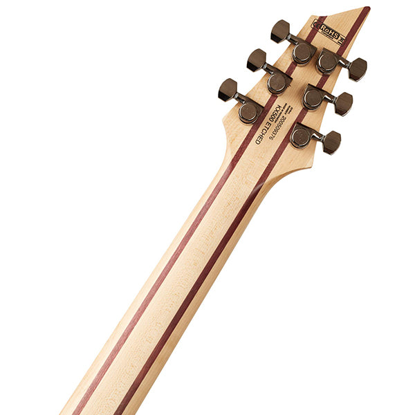 Cort KX500 Etched Mahogany Body Macassar Ebony Electric Guitar With Bag - Etched Black (KX 500)