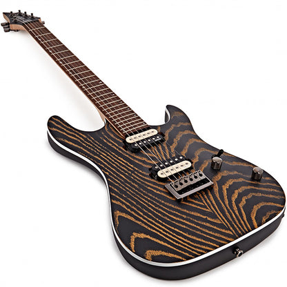 Cort KX300 Etched Mahogany Body Pau Ferro Electric Guitar With Bag - Etched Black Gold (KX 300)