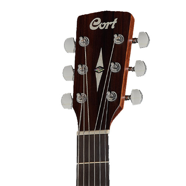 Cort Earth70 Dreadnought Solid Top Acoustic Guitar with Bag - Open Pore (Earth 70)