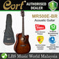 Cort MR500E Dreadnought Solid Top Acoustic Electric Guitar with Bag - Brown Burst (MR500 E)