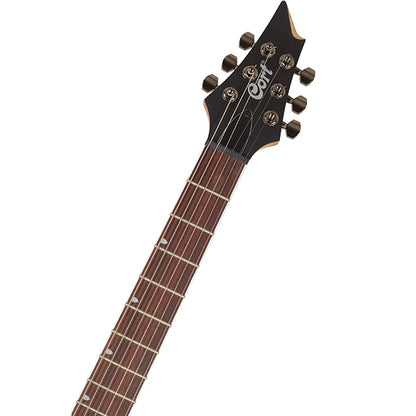 Cort KX300 Etched Mahogany Body Pau Ferro Electric Guitar With Bag - Etched Black Gold (KX 300)