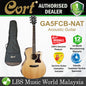 Cort GA5FCB Grand Auditorium Solid Top Acoustic Electric Guitar With Bag - Natural