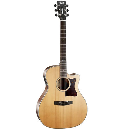 Cort GA5FCB Grand Auditorium Solid Top Acoustic Electric Guitar With Bag - Natural