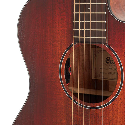 Cort Core-GA Blackwood Grand Auditorium Acoustic Electric Guitar with Bag - Open Pore Light Burst (Core GA)