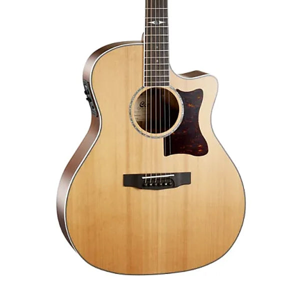Cort GA5FCB Grand Auditorium Solid Top Acoustic Electric Guitar With Bag - Natural